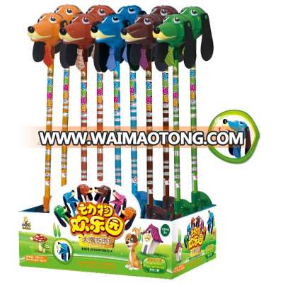 China Promotion Animal Dog Style Plastic Candy Products Type Small Candy Toys